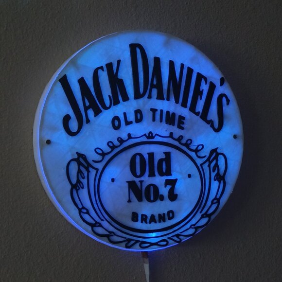 3D Printed Jack Daniel's RGB LED Lighted Bar Sign With Remote Control Man cave - Picture 2 of 12